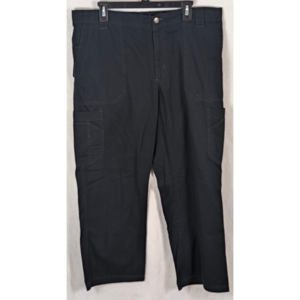 Carhartt Scrubs Classic Fit RipStop Boot Cut Pants Black Men's Size Large Reg